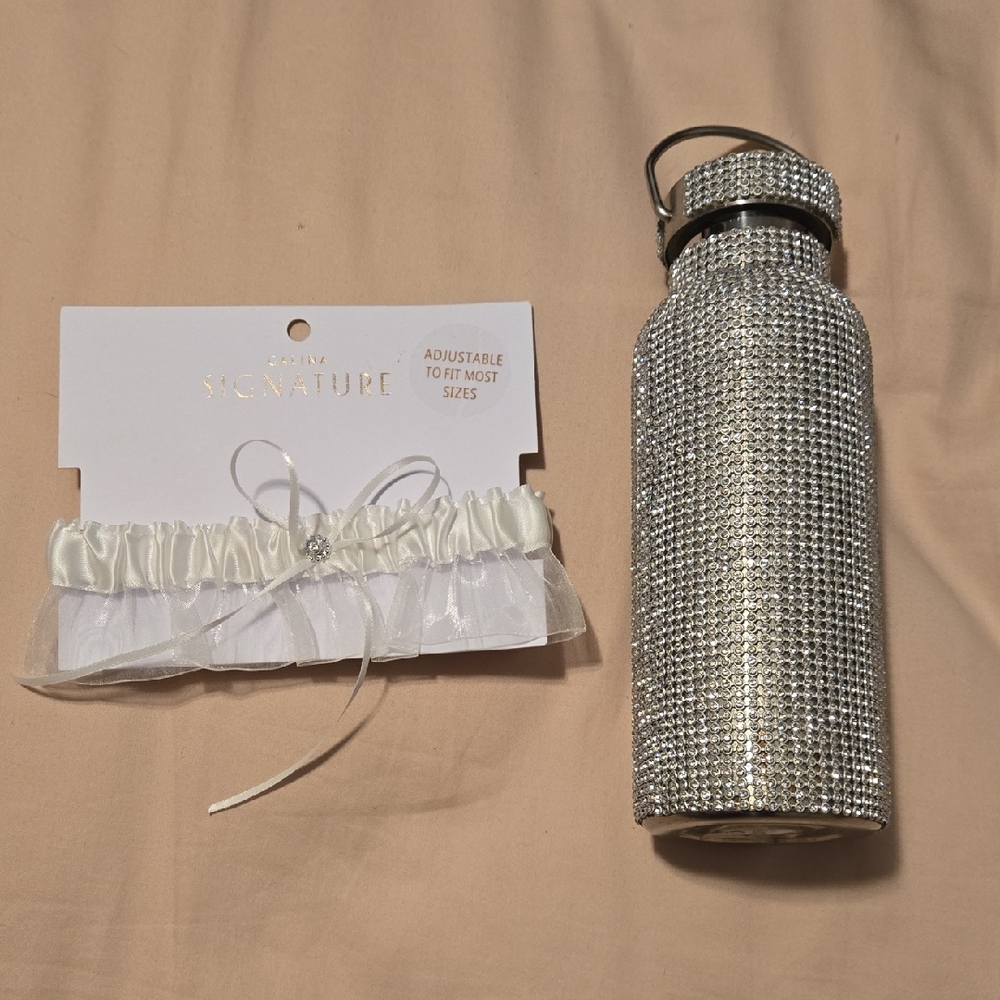 SPARKLING THERMOS AND A BRAND NEW GARTER